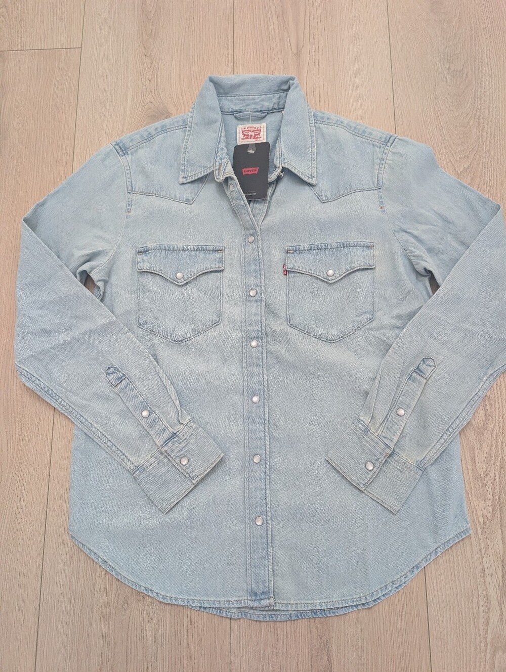 Levi's Light Blue Denim Western Shirt - Women's 0224